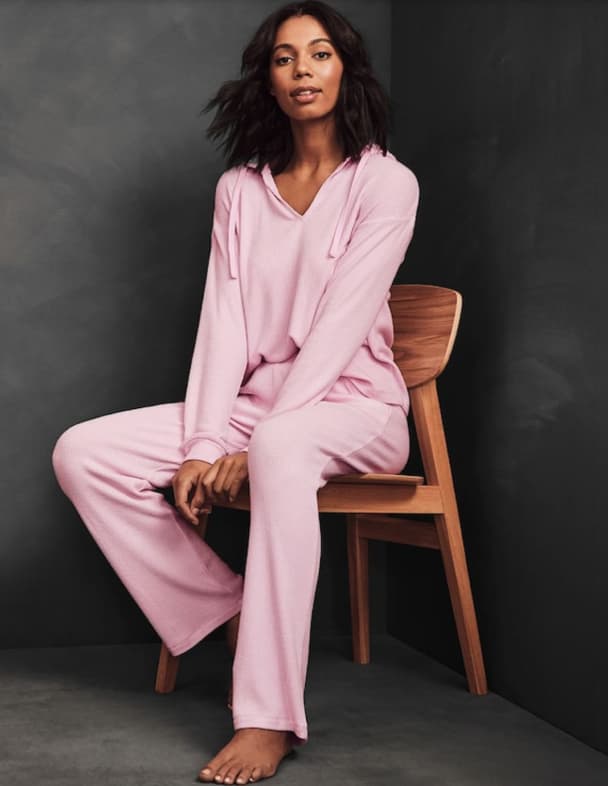 A black woman modelling lounge wear from Target.