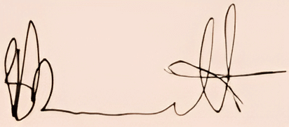 Bryony Bennetts signature